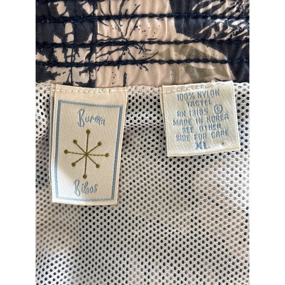 Burma Bibas Swim Trunks Size XL Men's Tropical Floral Print Lined Pockets‎ - Picture 8 of 9